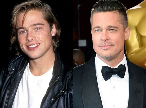 brad pitt young and now